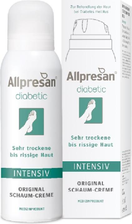 Immagine prodotto Allpresan Crema Schiuma diabetica Schiuma di riparazione intensiva (Crema piedi e gel piedi, 125 ml)