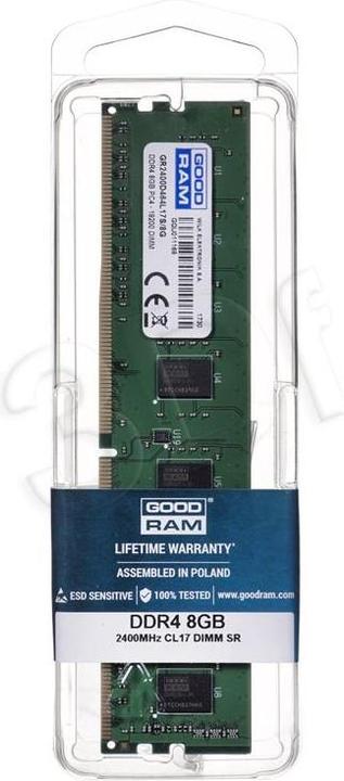Produktbild Goodram GR2400D464L17S8G (1 x 8GB, 2400 MHz, DDR4-RAM, DIMM)