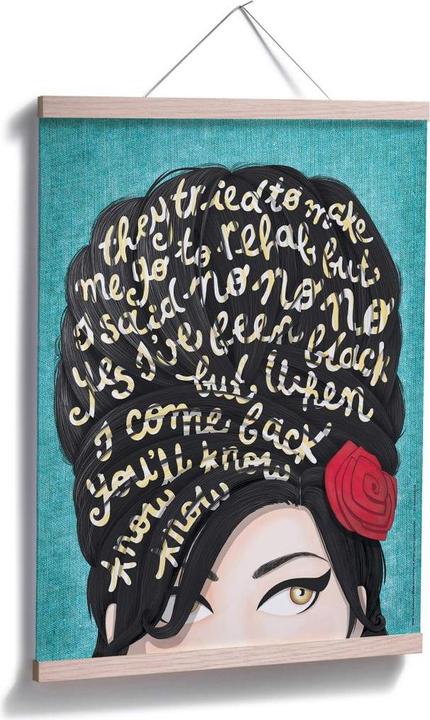 Image du produit Trenddeko Tohmé - Amy Winehouse : Réadaptation (24 x 30 cm)