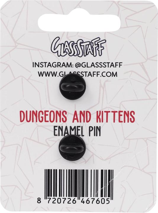Produktbild Glass Staff Anstecker Dungeons und Kittens Mehrfarbig