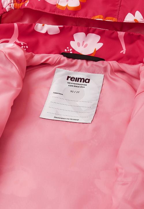 Actual product image Reima tec Kleinkinder Regenjacke Hete Bright Berry (92)