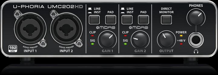 Productafbeelding Behringer UMC202HD audio-interface voor opname (USB)
