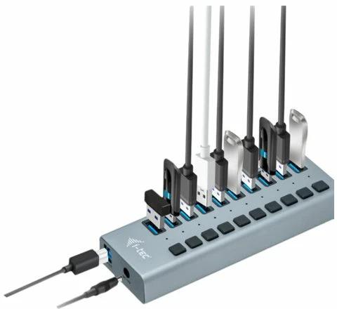 Produktbild i-tec U3CHARGEHUB10 (USB-B, 10 Ports)