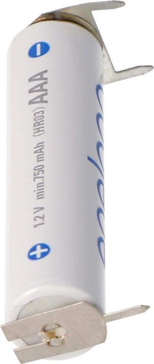 Produktbild Panasonic Eneloop BK-4MCC Micro AAA NiMH Akku mit 3er Printkontakten Masse 44,5x10,5mm, Rastermass 7mm (1 Stk., AAA, 800 mAh, Ladegerät inkl. Akku)