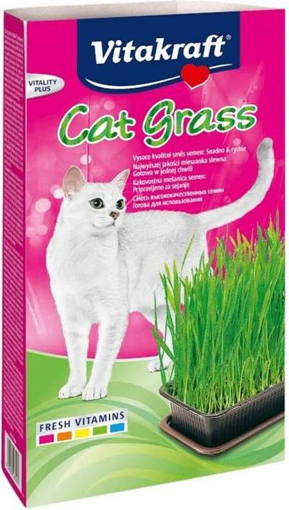 Image du produit Vitakraft Herbe à chat - Kit pour chats - 120 g (Adulte, 1 pcs, 120 g)