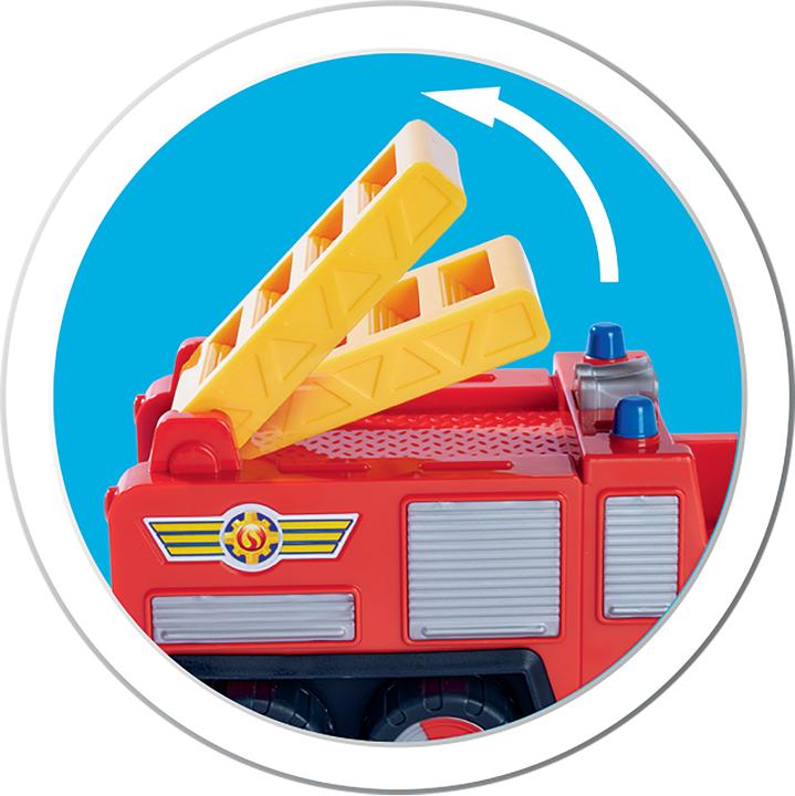 Immagine prodotto Simba Il pompiere Sam Jupiter mini figura d'azione del camion dei pompieri
