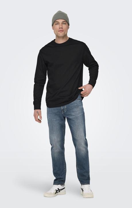 Image du produit Only & Sons Haut de T-shirt à col rond et à coupe décontractée (L)