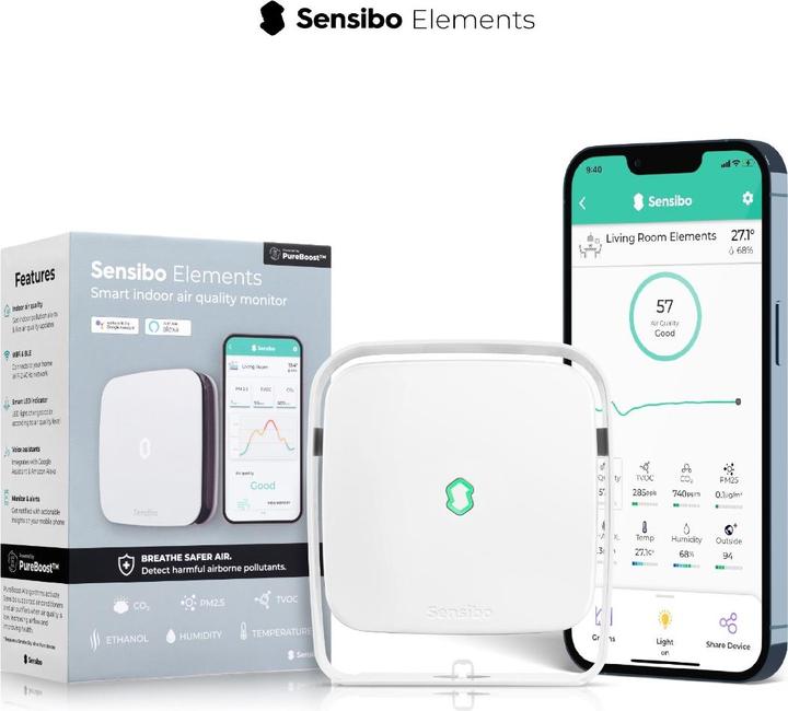 Produktbild Sensibo Elements - Your smart indoor air quality monitor