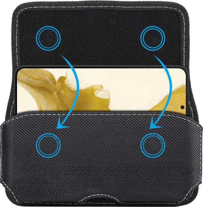 Cover-Discount Horizontale Oxford Gurttasche mit Clip / XL