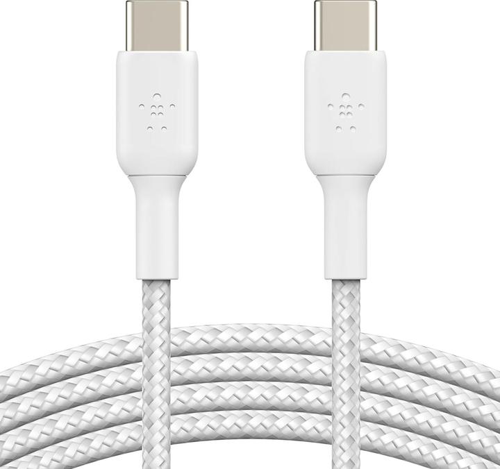 Productafbeelding Belkin USB-C naar USB-C gevlochten PVC 2m Twin Pack (2 m, USB 2.0, 60 W)