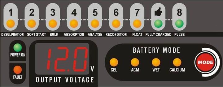 Produktbild Paco MEC1212 12A/12V Batterieladegerät Auto (12V, 12 A)