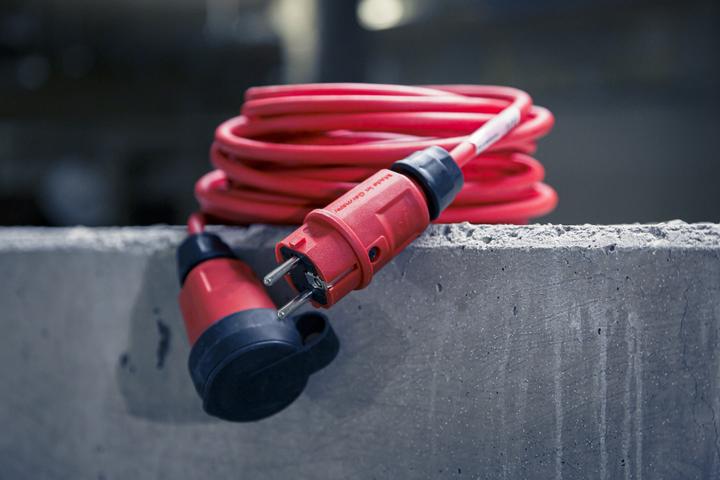 Actual product image Brennenstuhl 9161250210 Power extension cable 16 A black, red 25 m H07BQ-F (25 m, CEE 7/3)