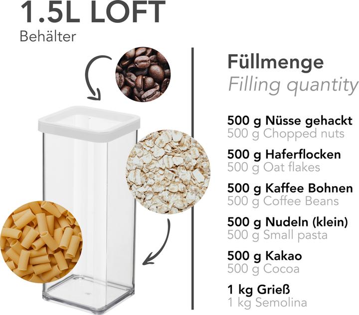 Image du produit Rotho Loft 1.5 L czarny (1.50 l)