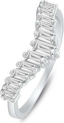 Produktbild Brilio Silver - Beautiful silver ring with clear zircons RI140W - Circuit: 54 mm (54)
