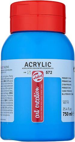 Produktbild Royal Talens Acrylfarbe ArtCreation, prim„rzyan, 750 ml (Titanweiss, 750 ml)