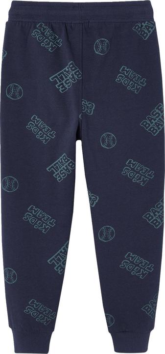Vertbaudet Jungen Joggpants mit Baseballprint und Dehnbund, Bundweite verstellbar (98)