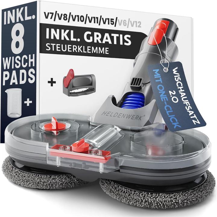 Actual product image Plutoos Mop attachment for Dyson electric for V7/V8/V10/V11/V15 hoovers Mop attachment with water dip
