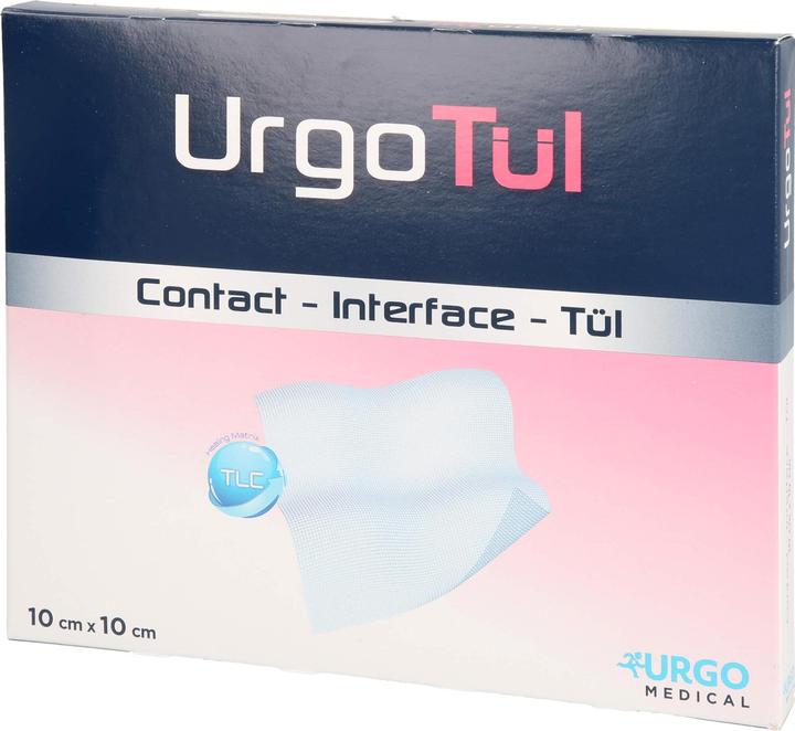 Produktbild Urgo UrgoTül 10 x 10 cm lipidokolloid-Wundauflage, 10 St. Wundgaze