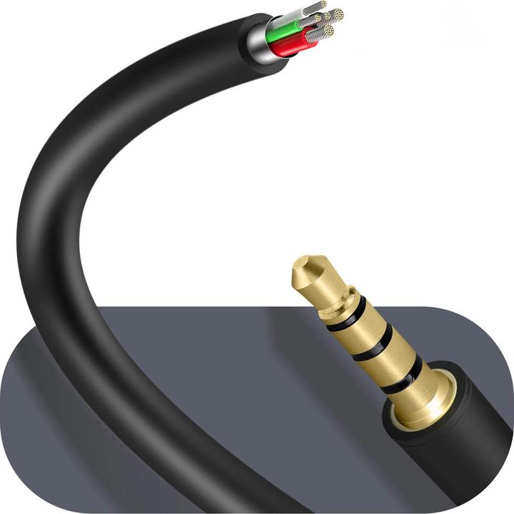 Produktbild Avizar Audio-Adapter 3.5mm Klinkenstecker (0.09 m, 3.5mm Klinke (AUX))
