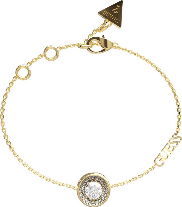 Guess UNIQUE SOLITAIRE Armband (19 cm, Edelstahl)