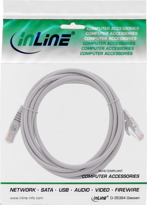 Produktbild InLine Patchkabel (U/UTP, CAT5e, 1 m)