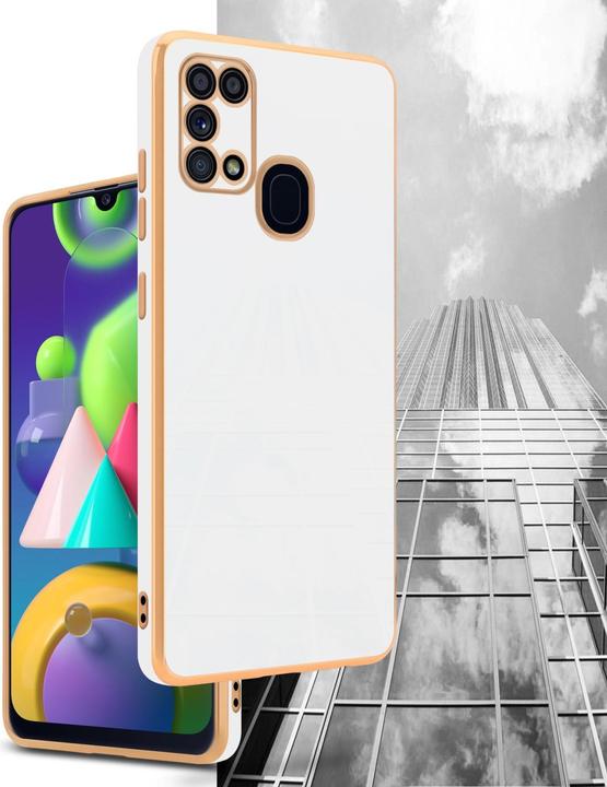 Image du produit Cadorabo Housse pour Samsung Galaxy M31 en TPU avec protection pour appareil photo style LM130 (Samsung Galaxy M31)