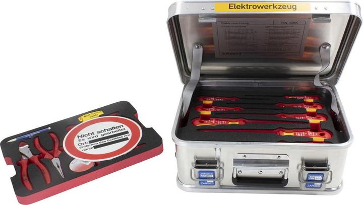 Produktbild Dönges Elektrowerkzeug DIN 14885, mit Schaumeinlage, 400 x 300 x 150 mm
