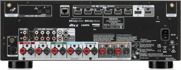Produktbild Denon AVR-X2800H (7.2 Kanal, AM, FM, DAB+)