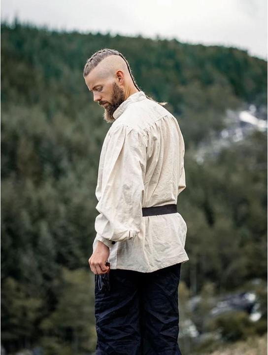 Produktbild Carbone Herren Mittelalter Schnürhemd, Stehkragen (M)