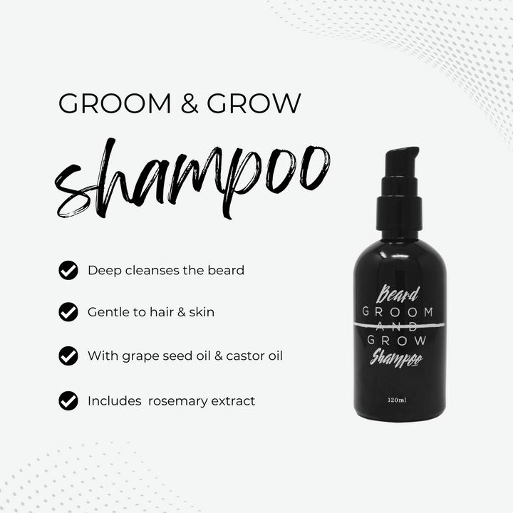 Actual product image Groom and Grow Beard shampoo (150 ml)
