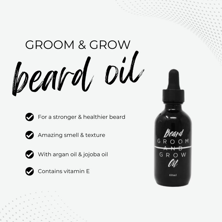 Immagine prodotto Groom and Grow Olio per la barba (60 ml)