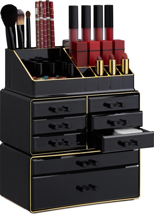 Image du produit Relaxdays Organiseur de maquillage 8 tiroirs
