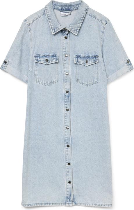 Vero Moda VMJENNIE Kurzes Kleid Jeanskleid