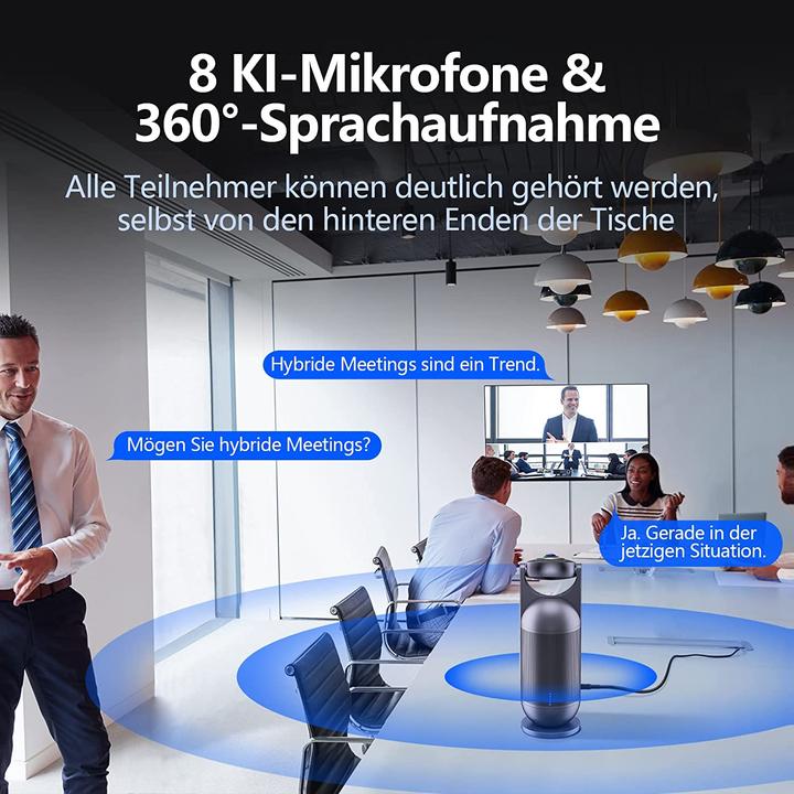 Produktbild EMeet Videokonferenzkamera Meeting Capsule mit 1080P