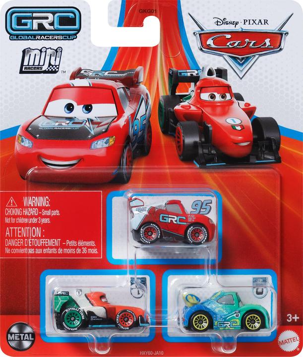 Produktbild Mattel Disney Pixar Cars Mini-Racer-Autos, 3-tlg.