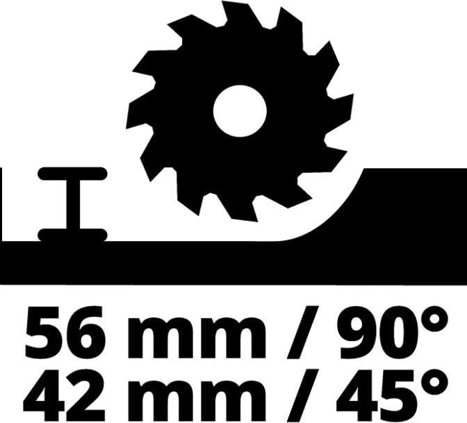 Actual product image Einhell Electric Plunge Saw TE-PS 165