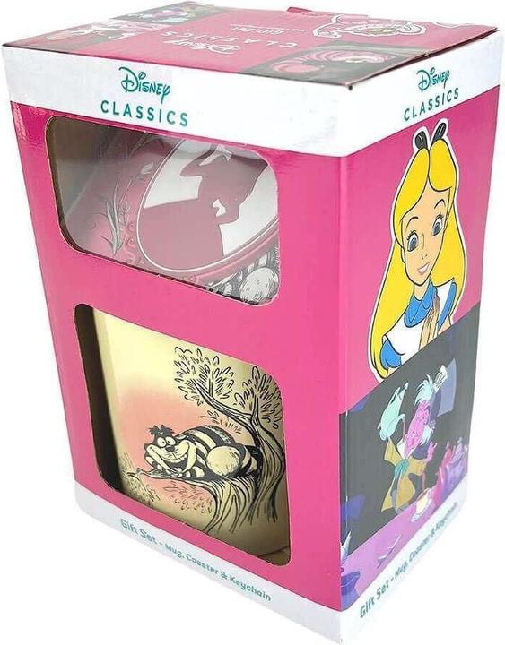Image du produit Pyramid Alice au pays des Merveilles - Alice Mug, sous-tasse & Porte-clefs (250 ml, 1 x)