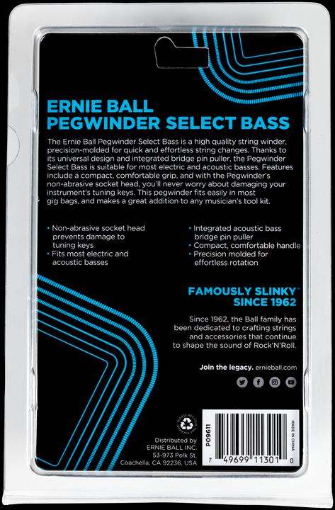Produktbild Ernie Ball Saitenkurbel Pegwinder Select Bass