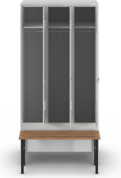 Actual product image Wolf Clothes locker with bench in front (90 cm, 185 cm)