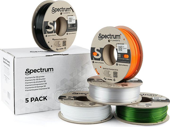 Actual product image PCTG 5 Pack (PCTG, 1.75 mm, 1250 g, White)
