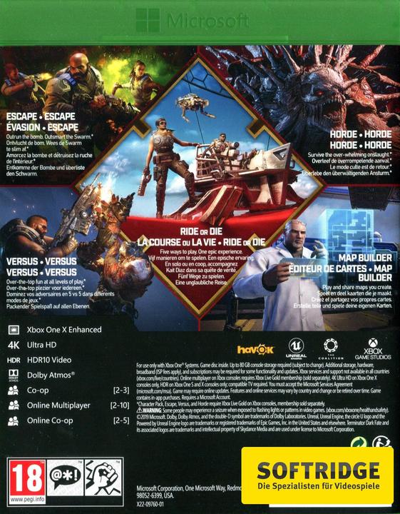 Produktbild Microsoft Gears 5 (Xbox Series X, Xbox One X, DE)