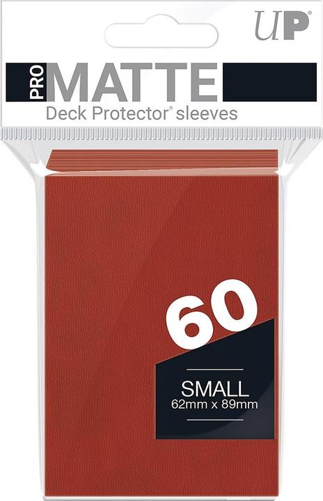 Ultra Pro Red PRO Matte Deck Protector Small