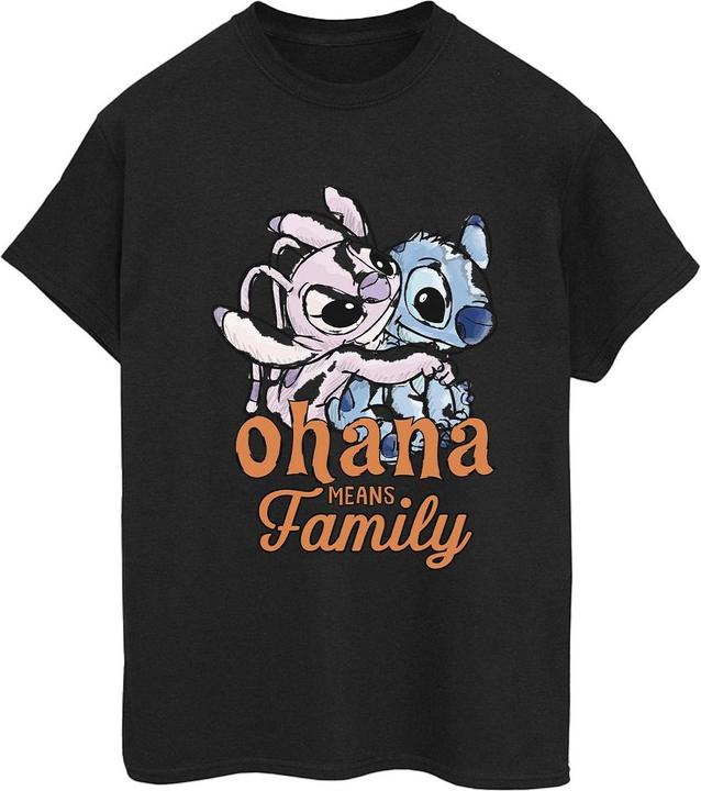 Disney Lilo And Stitch Ohana Angel Hug TShirt (XXL)