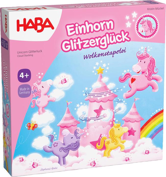 Produktbild Haba Einhorn Glitzerglück Die Wolkenstapelei (Deutsch)