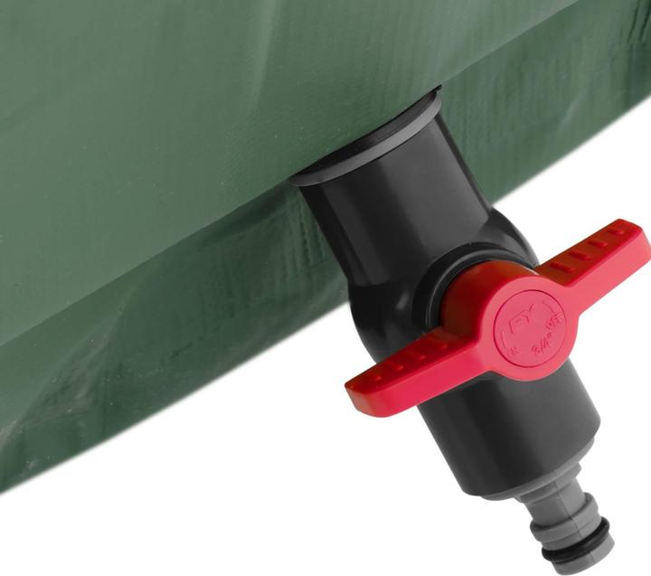 Produktbild Hillvert Regenwassertank 1000 l Regenwassertonne Wassertank Garten Regenwasser PVC (1000 l)