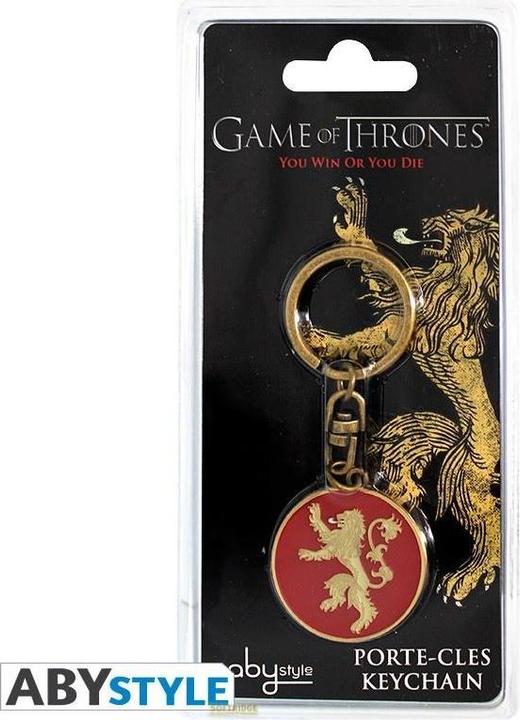Actual product image ABYstyle GAME OF THRONES - Keychain Lannister X4
