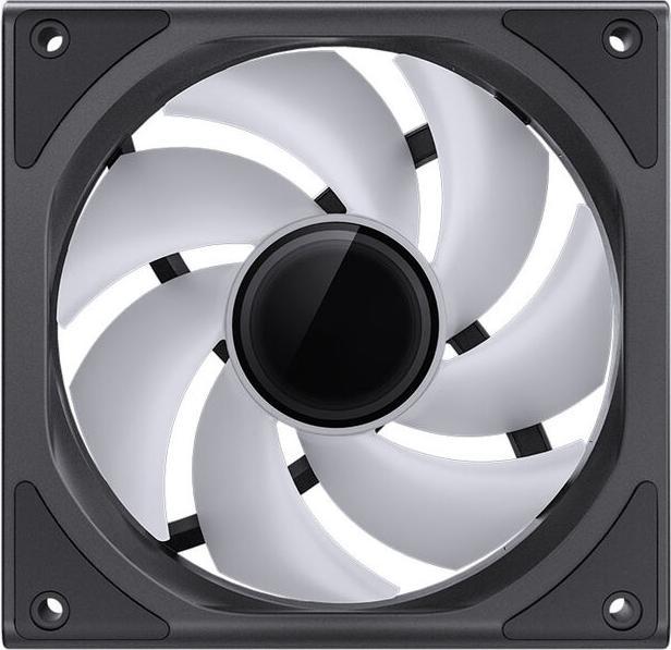 Actual product image Jonsbo ZK-120B 3in1 fan - A-RGB, black (120 mm, 3 x)