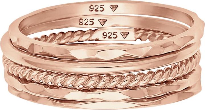 Immagine prodotto Elli Anello a fascia, Geo, Set di anelli (58, 925 Argento)
