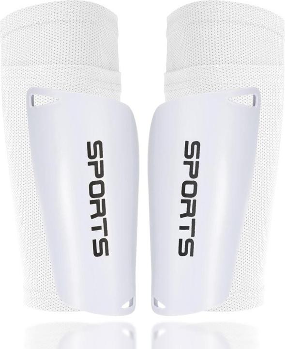 Cbx Fussball-Set Fussballsocken und Schienbeinschoner Grösse S Weiss (S)