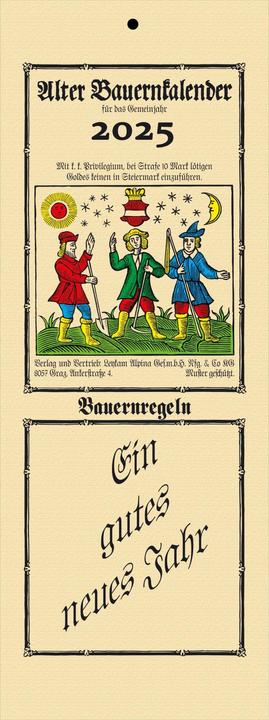 Produktbild Alter Bauernkalender 2025 (Deutsch)